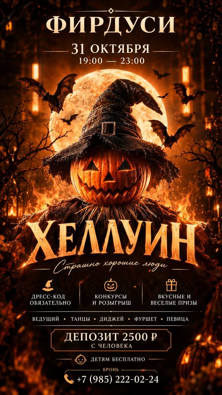 31 октября будет тот самый вечер, который не хочется пропускать.